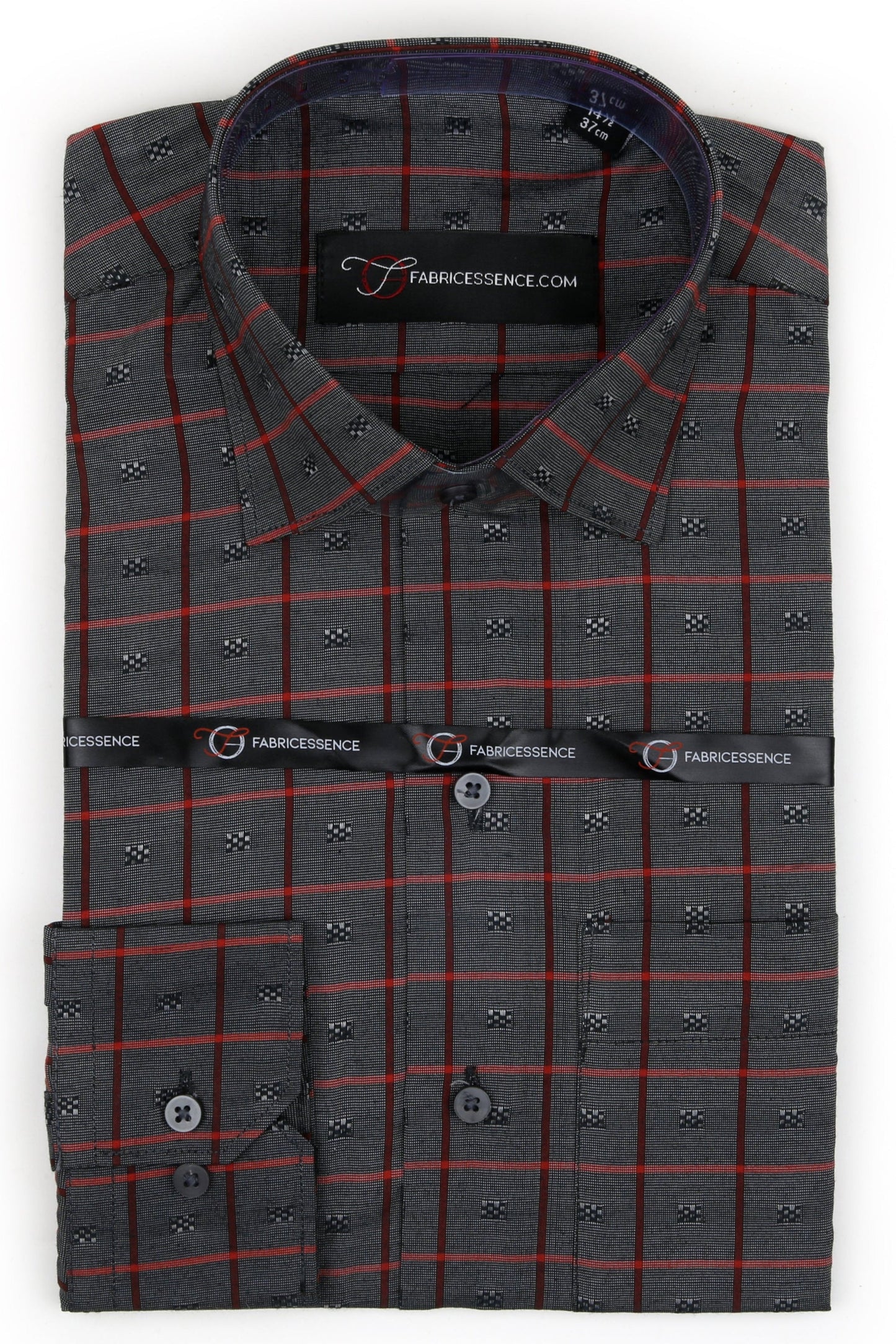 Bespoke Executive Check Formal Shirt – Timeless Professional Wear - CH2025-E