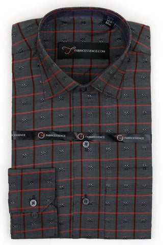Bespoke Executive Check Formal Shirt – Timeless Professional Wear - CH2025-E