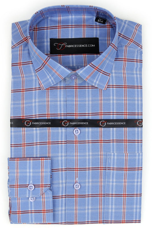Bespoke Executive Check Formal Shirt – Timeless Professional Wear - CH2025-G