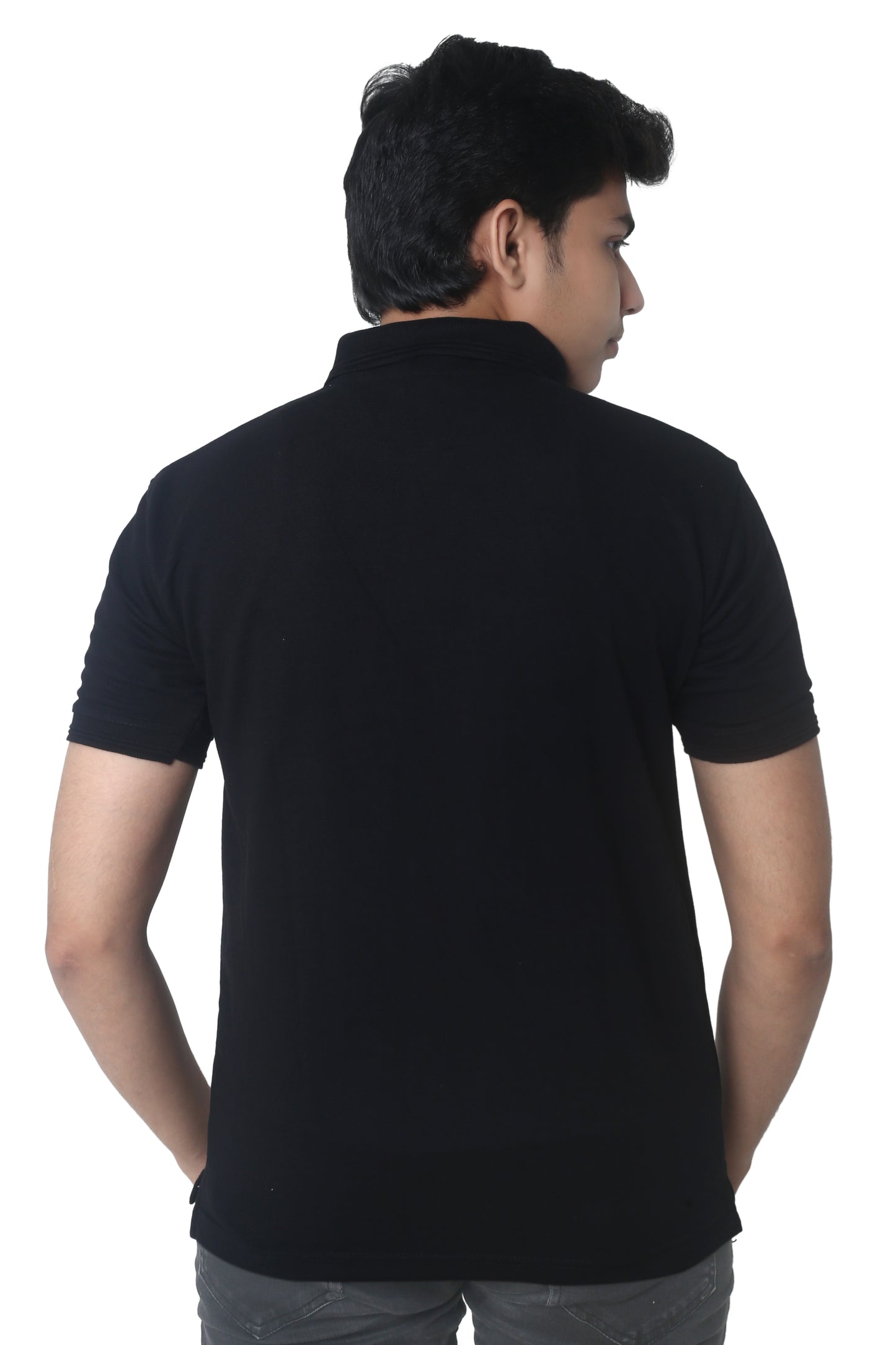 Polo T-Shirt Basic - Black - POLO-028