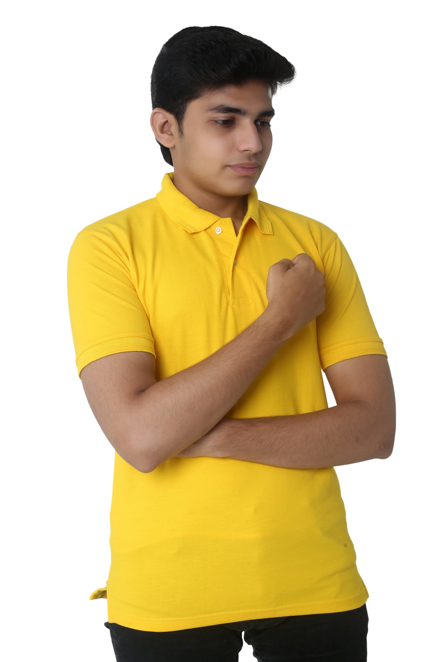 Polo T-Shirt Basic - Yellow - POLO-022