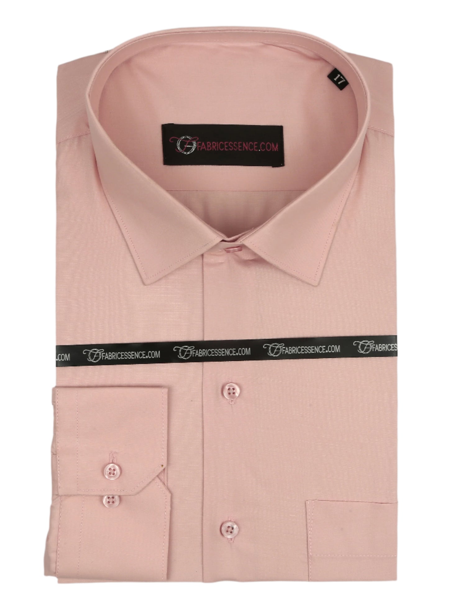 Men's Plain Formal Shirt - | Pinkish Fawn | FE1199PF