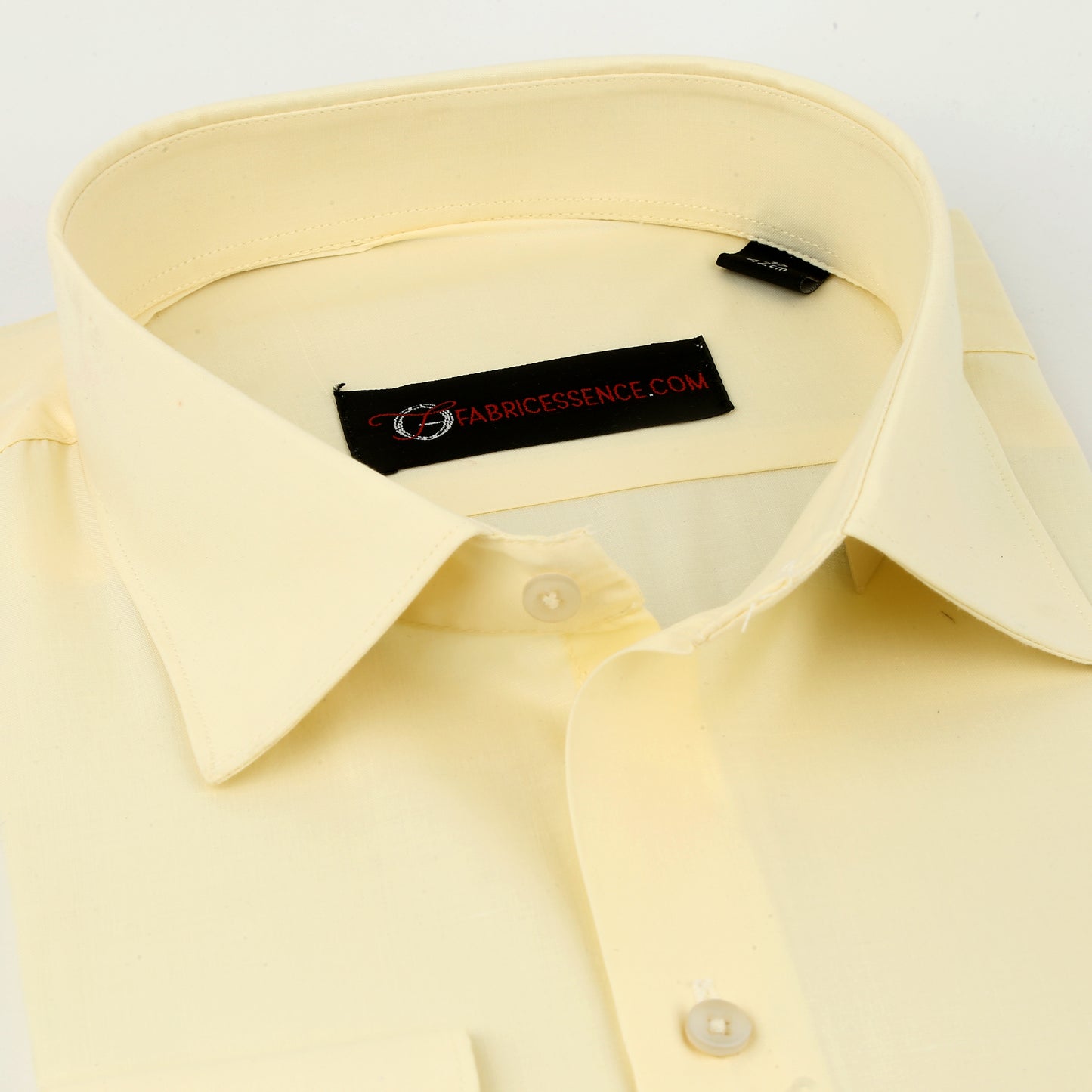 Men's Plain Formal Shirt - | Cream | FE1199CC |