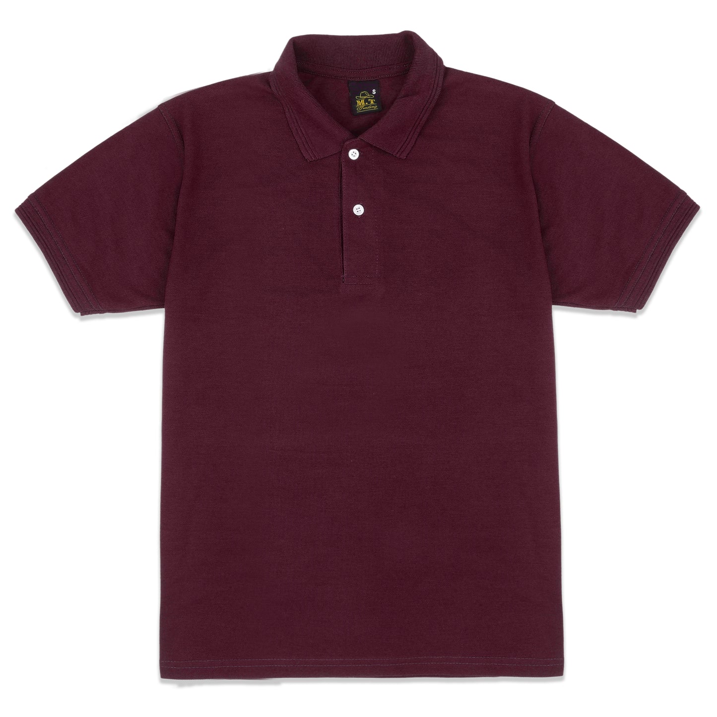 Polo T-Shirt Basic - Maroon - POLO-023