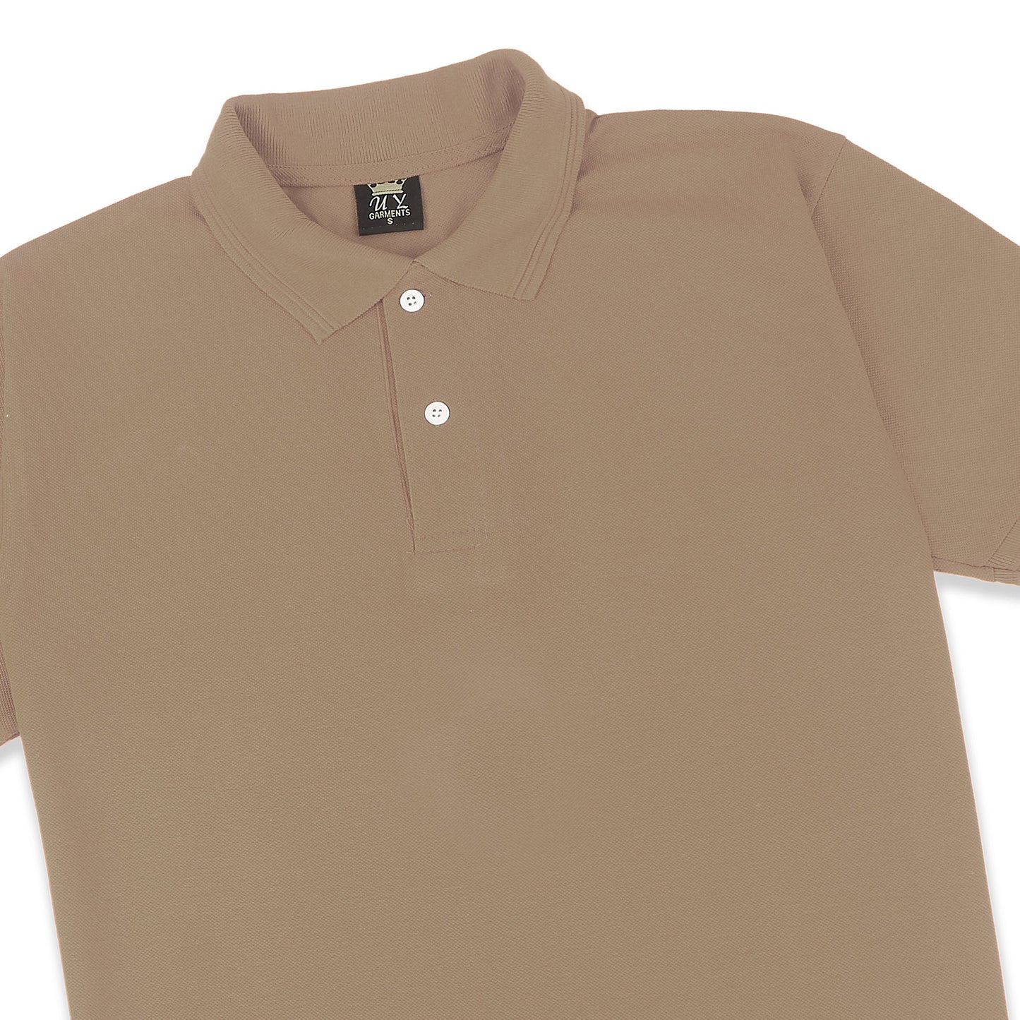 Polo T-Shirt Basic - Brown- POLO-024