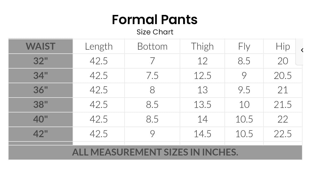 Formal Executive Pants - Light Blue 3023