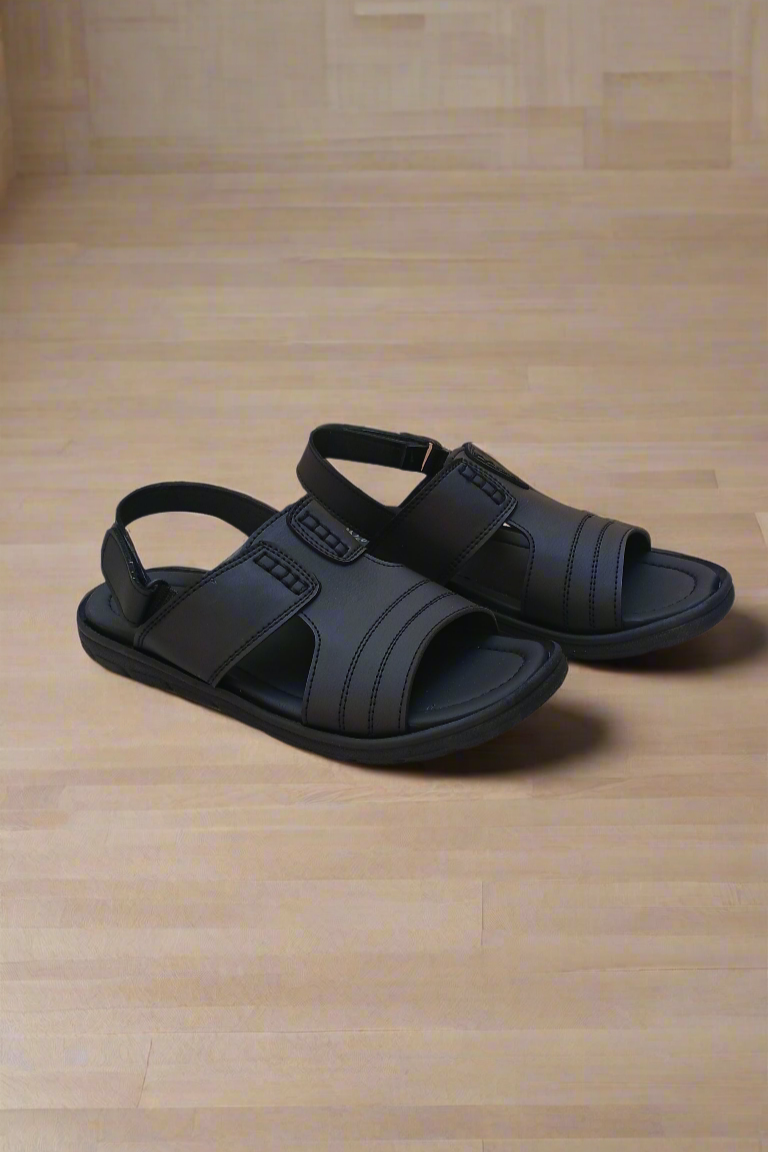 Soft Sole Stylish Sandals - Black - BCSAN001