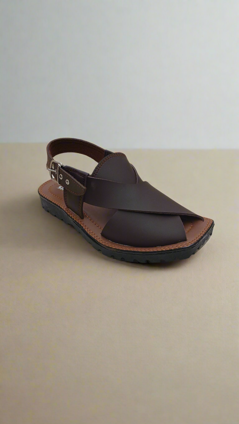 Peshawari Chappal Men - Brown - PM01