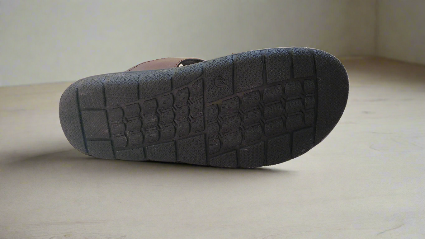 Unique Style Soft Sole Slippers - Brown - BC01