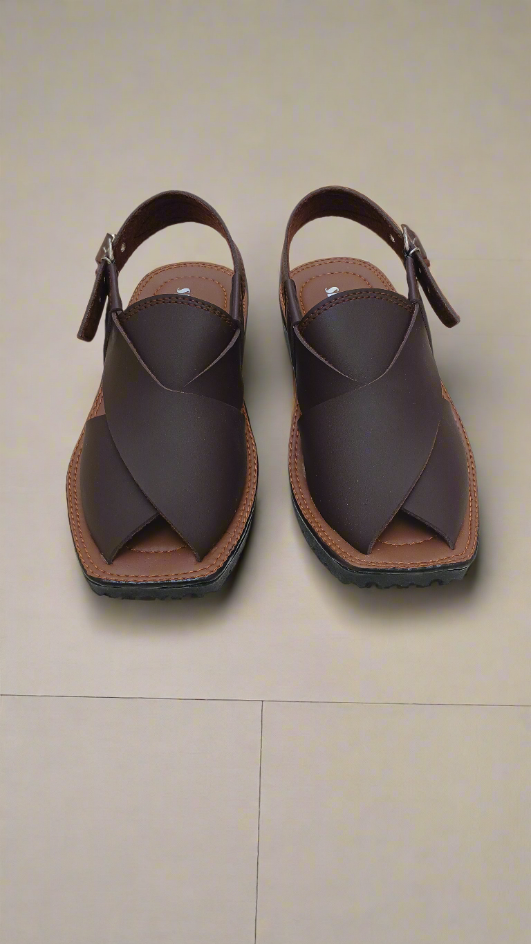 Peshawari Chappal Men - Brown - PM01