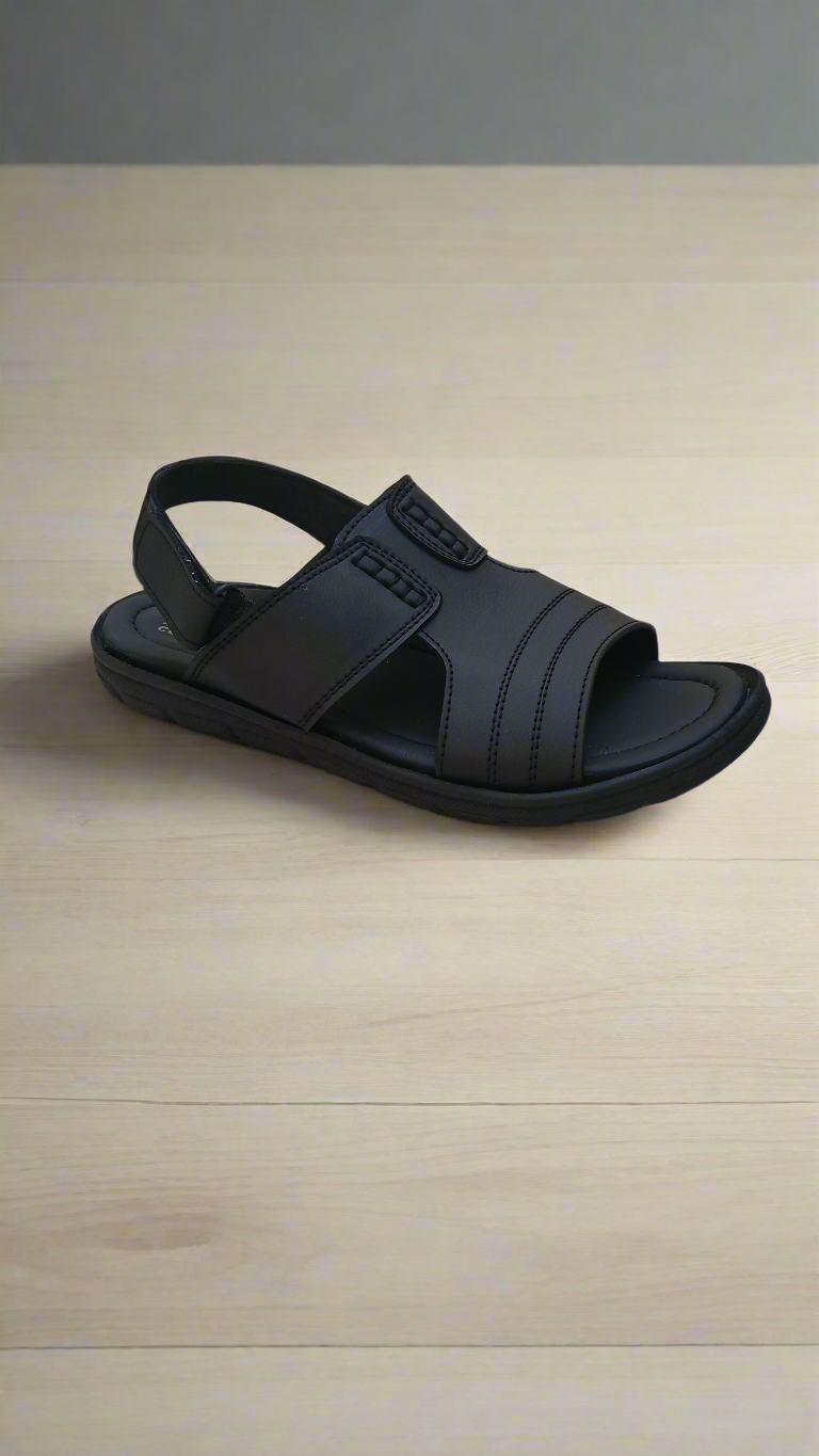 Soft Sole Stylish Sandals - Black - BCSAN001