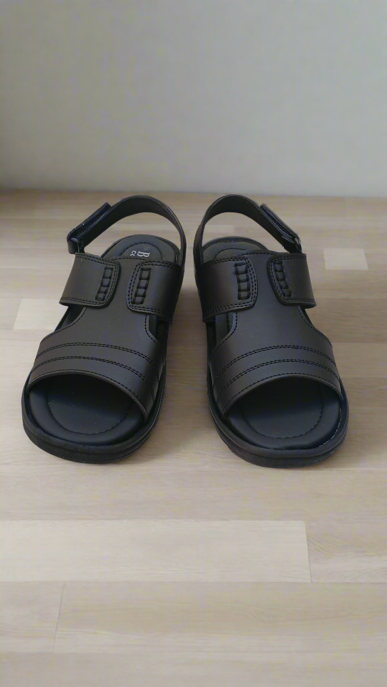 Soft Sole Stylish Sandals - Black - BCSAN001