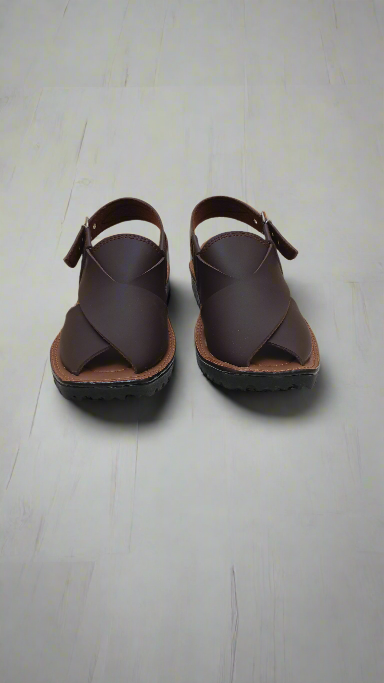 Peshawari Chappal Men - Brown - PM01
