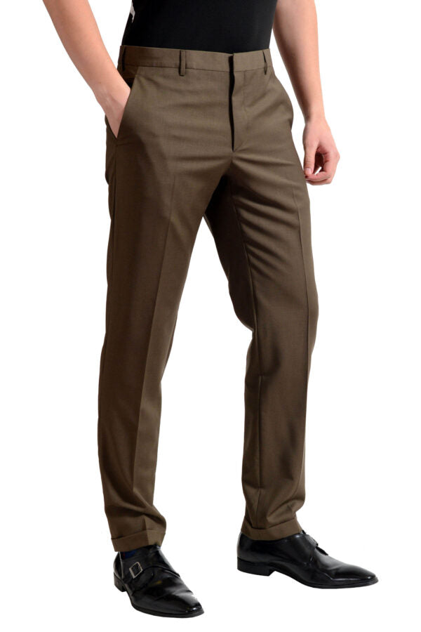 Men's Formal Executive Dress Trouser Pant - Dark Brown 3022 | Premium Quality | Ideal for Office & Formal Events