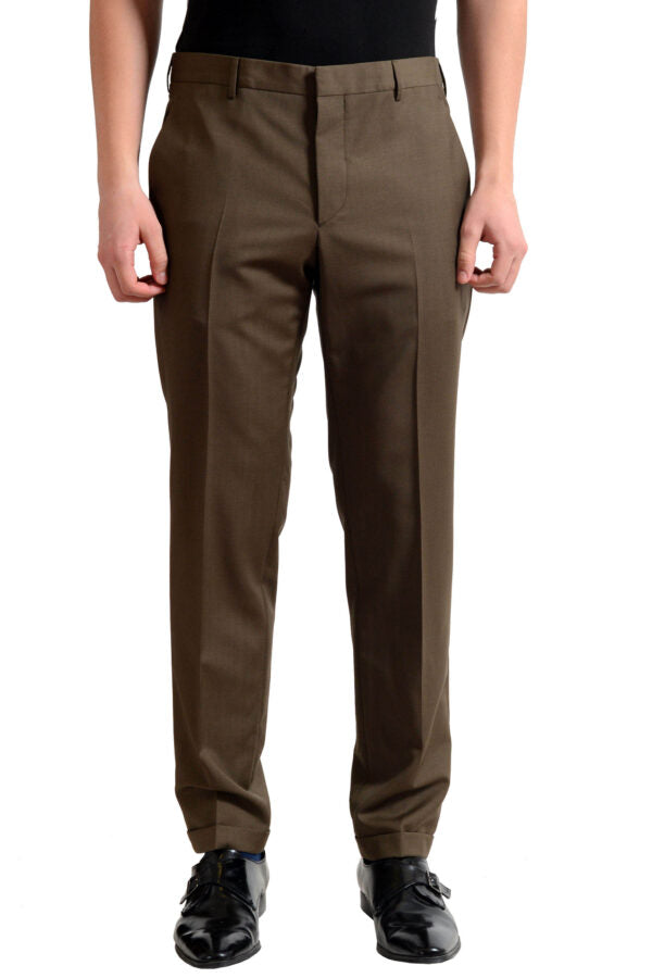 Men's Formal Executive Dress Trouser Pant - Dark Brown 3022 | Premium Quality | Ideal for Office & Formal Events