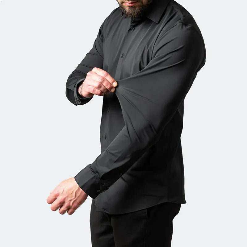 Ultra Strech Lycra Casual Shirt - | Slim Fit |