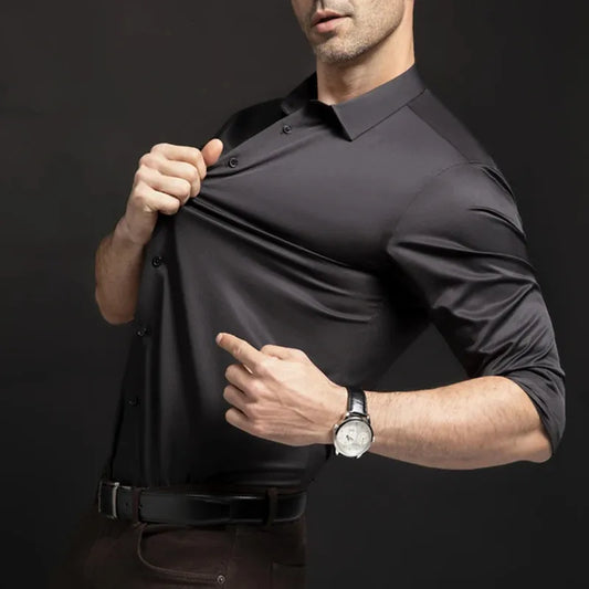 Ultra Strech Lycra Casual Shirt - | Slim Fit |