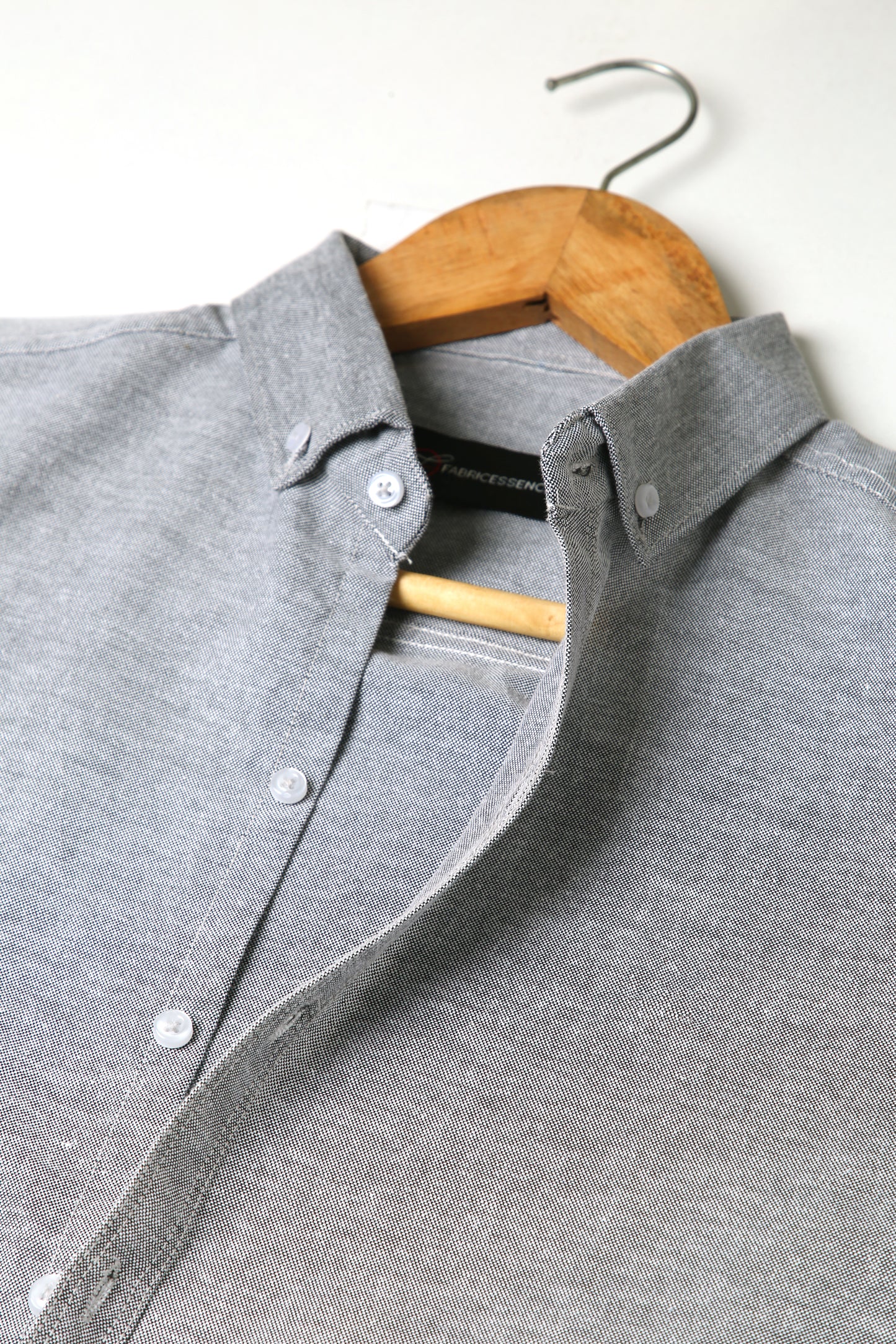 Trendy Light Weight Chambray - Casual Shirt - Slim Fit || Grey |