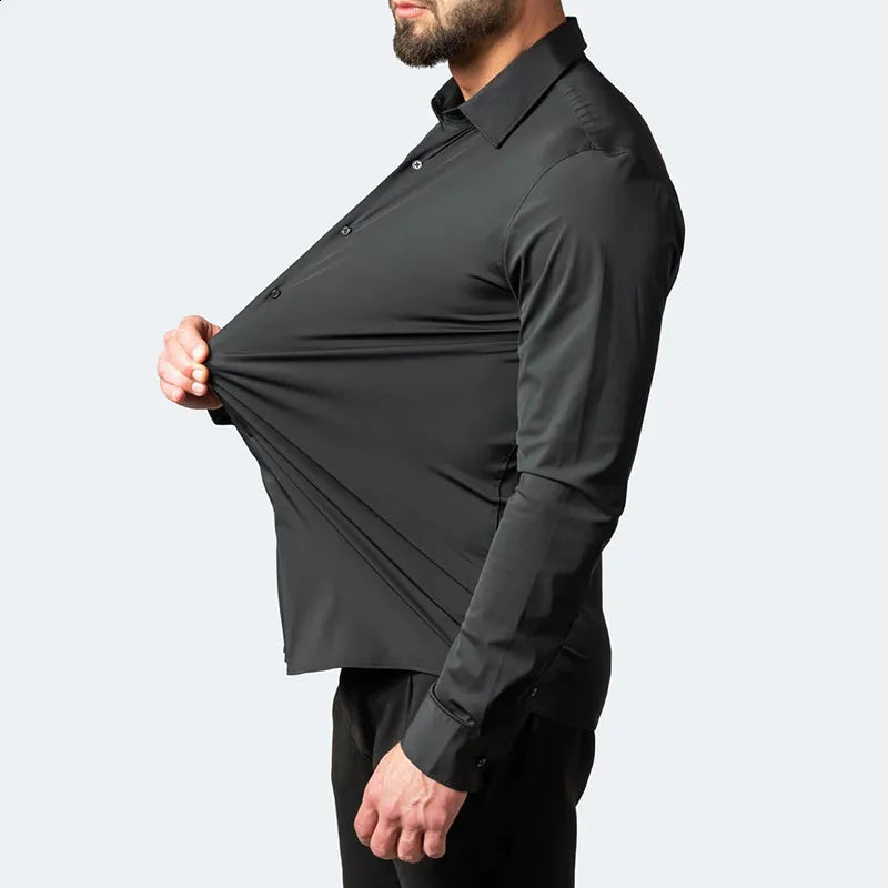 Ultra Strech Lycra Casual Shirt - | Slim Fit |