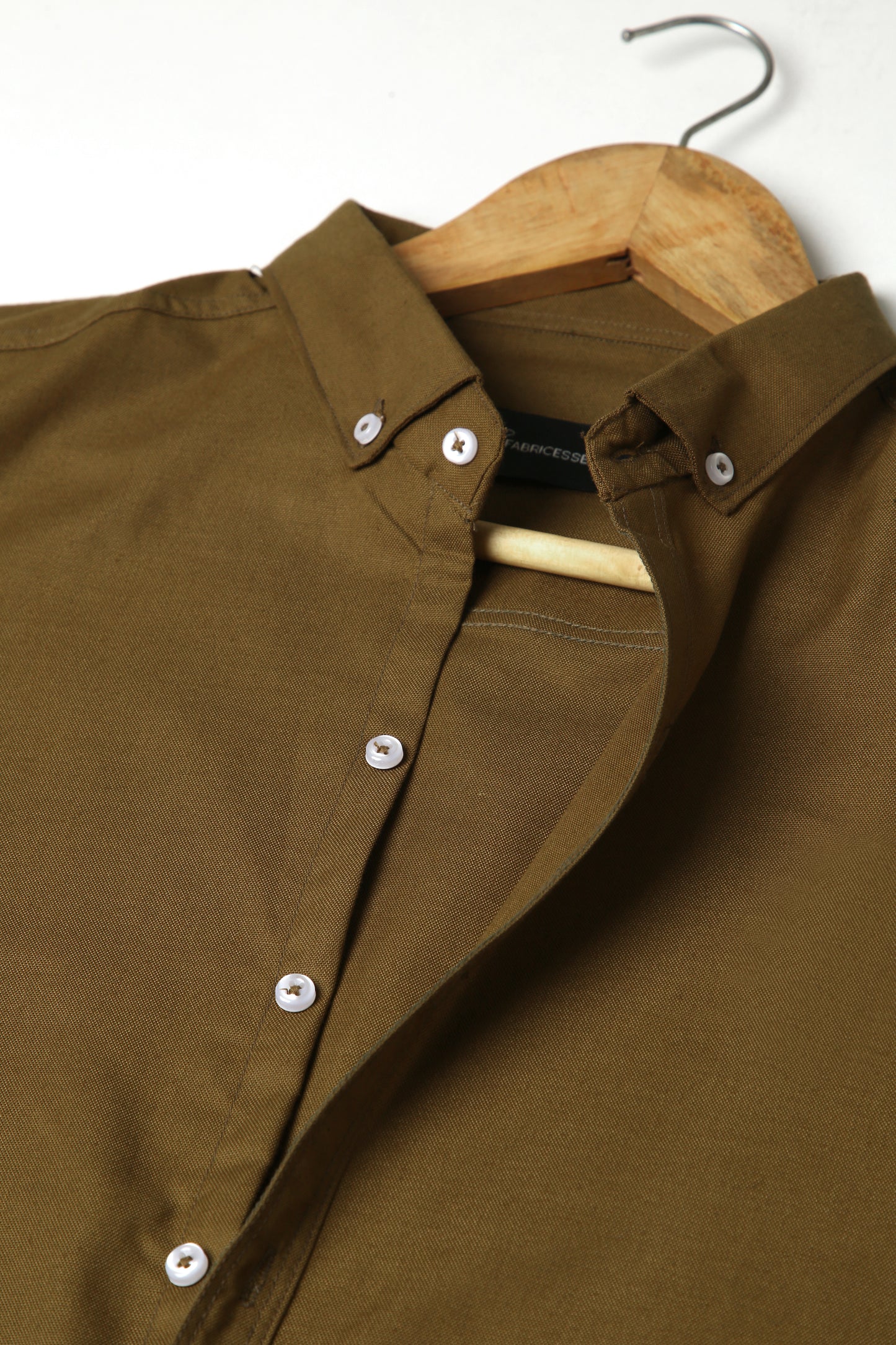 Trendy Light Weight Chambray - Casual Shirt - Slim Fit || Brown |
