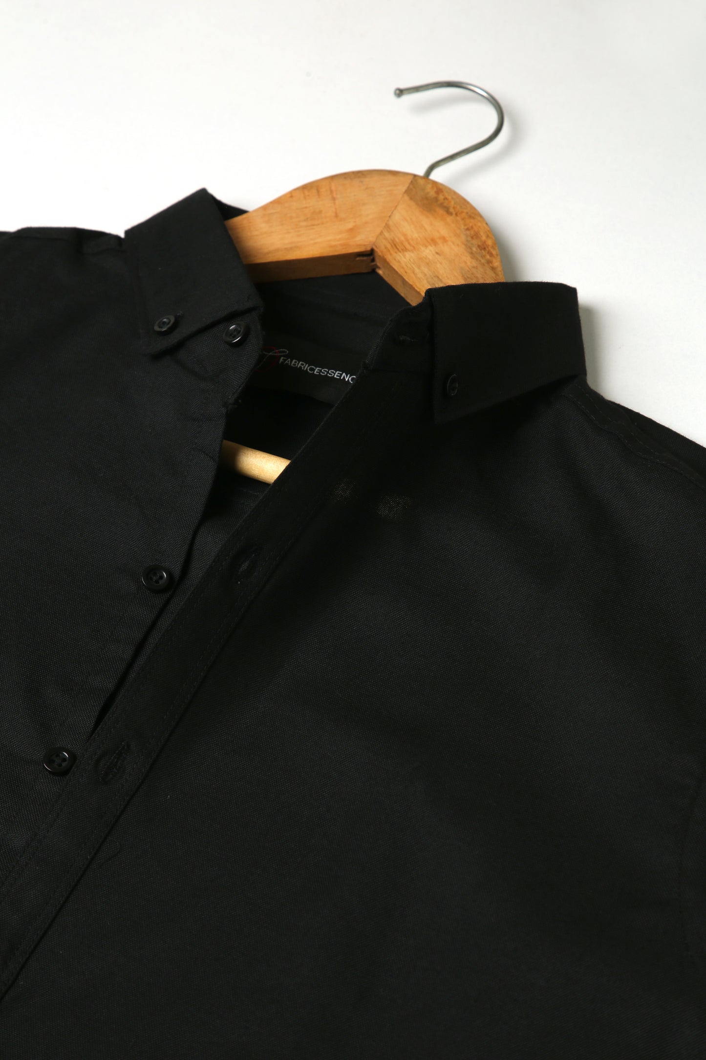 Trendy Light Weight Chambray - Casual Shirt - Slim Fit || Black |