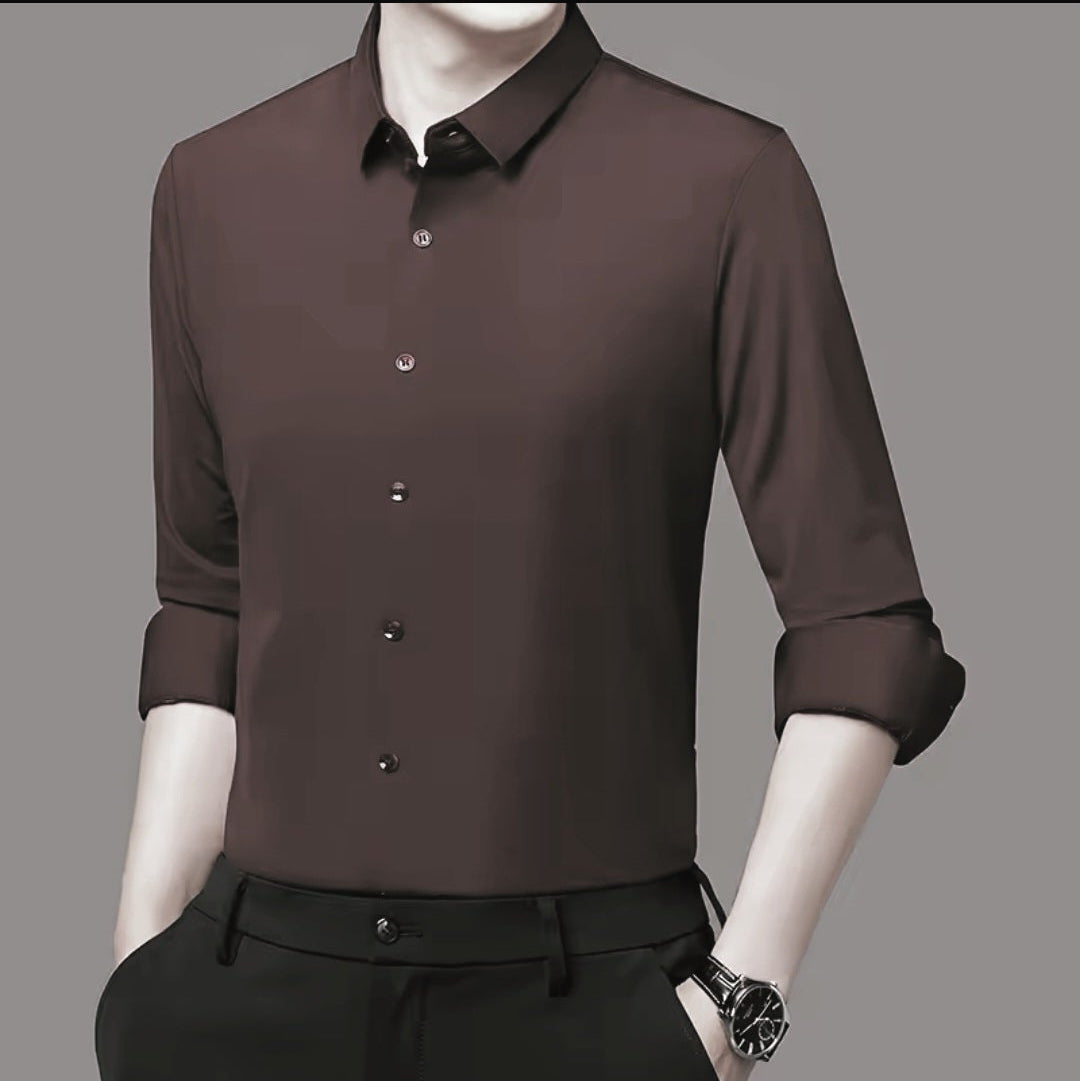 Ultra Strech Lycra Casual Shirt - | Slim Fit |