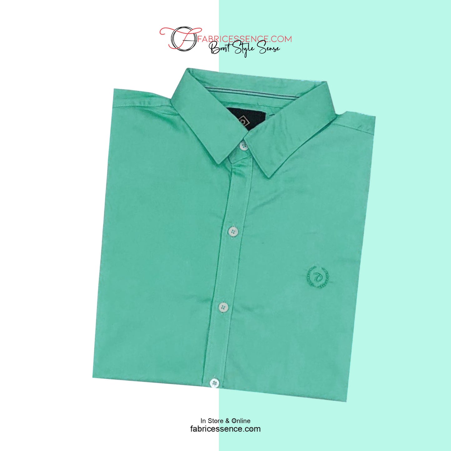 X Men's Casual Shirt Slim Fit - Sea Green || SCS0024 |