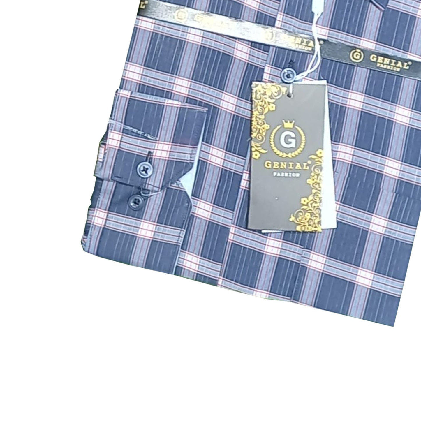 B-Men's Check Formal Shirt - CFS-0021 |