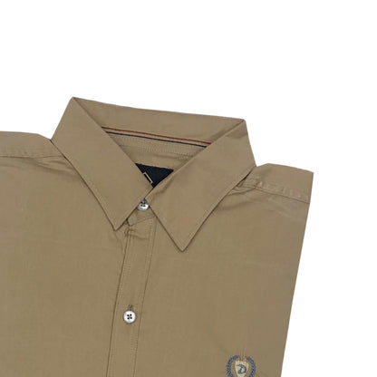 Men's || Stretchable Casual Shirt - Beige  || SCS0003