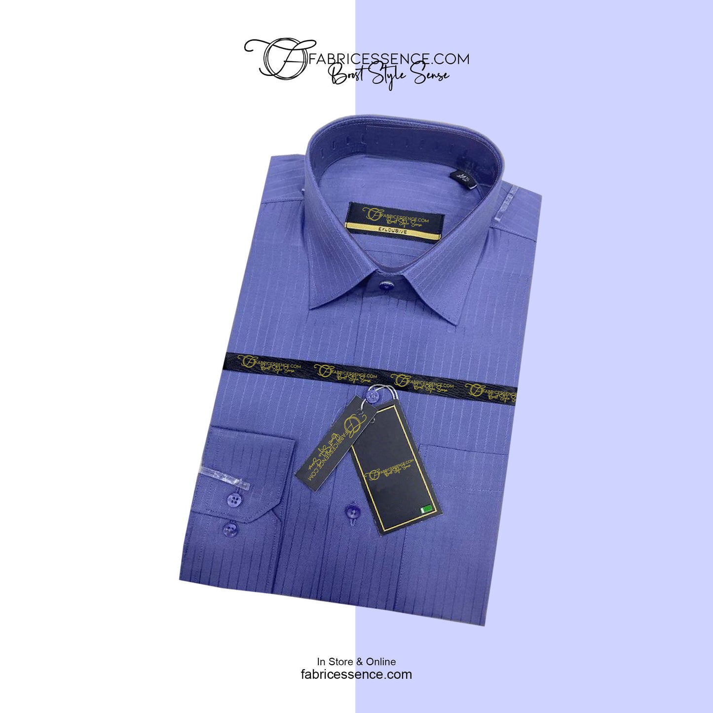 Self LINING Design Dobby Formal Shirt - Crayola Color  || MFE002