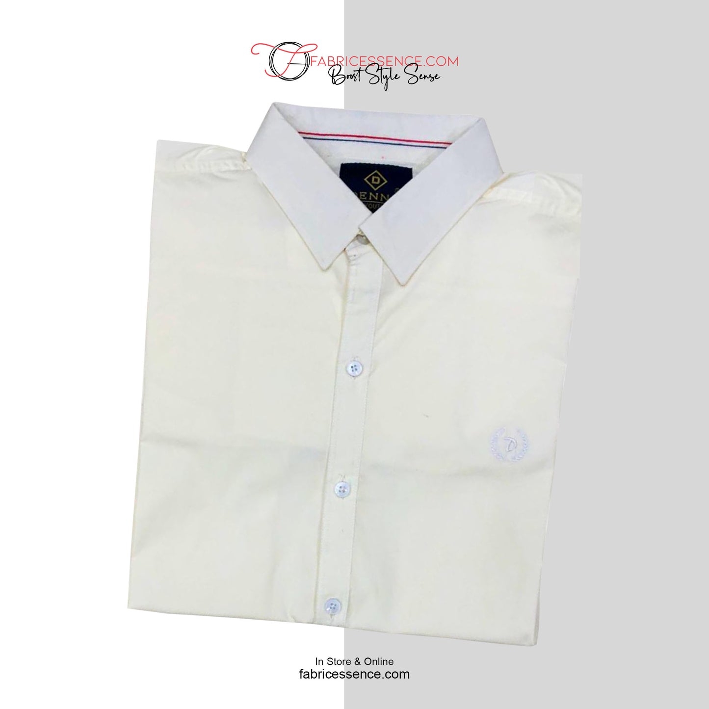 Men's Casual Shirt - Offwhite || SCS0004