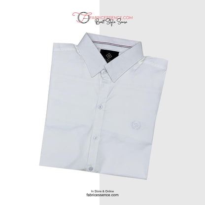 Men's Casual Shirt - White || SCS0020