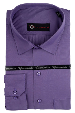 Men's Plain Formal Shirt - | Purple Color | FE1199PC