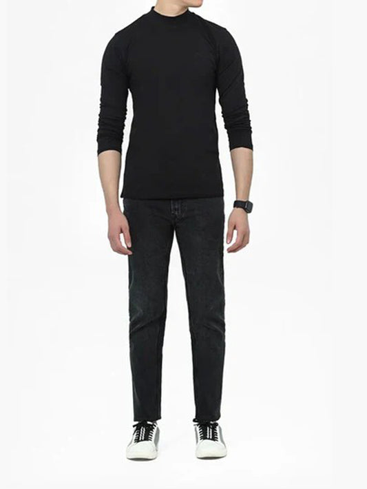 Jean en denim extensible pour homme || Noir || DEBSJ2000