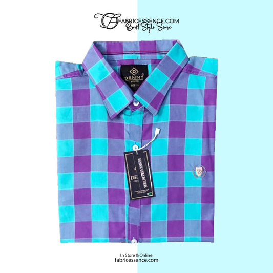 Men's Casual Check Shirt || MCCS004