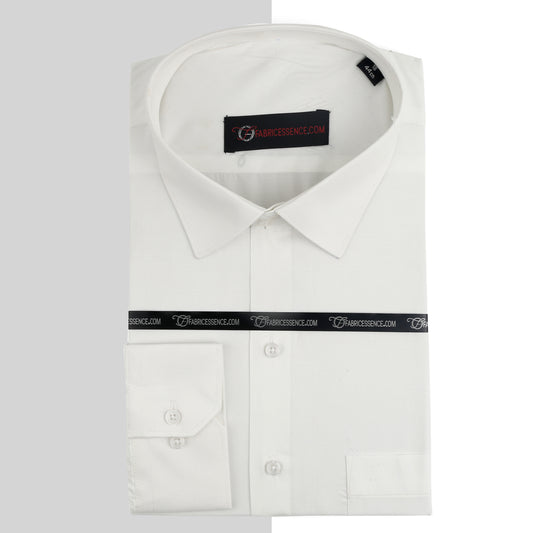 Men's || Off-white || Plain Formal Shirt - FE1199OW