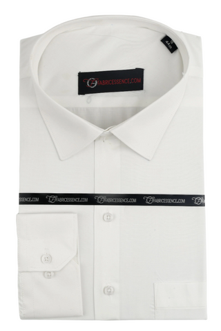 Men's Plain Formal Shirt - | Off-White | FE1199OW |