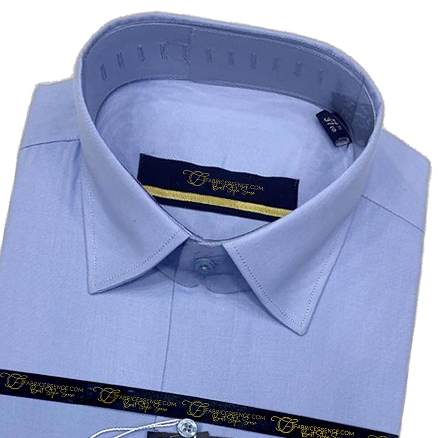 Men's || Medium Blue || Plain Formal Shirt - FE1199MB