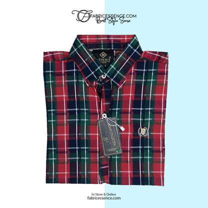 Men's Casual Check Shirt || MCCS006