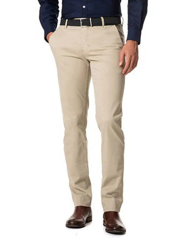 Slim Fit Chino Cotton Pants - | Skin | - FE11
