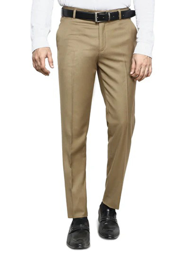 Men's Formal Executive Dress Trouser Pant - Light Brown 3018 | Premium Quality | Ideal for Office & Formal Events