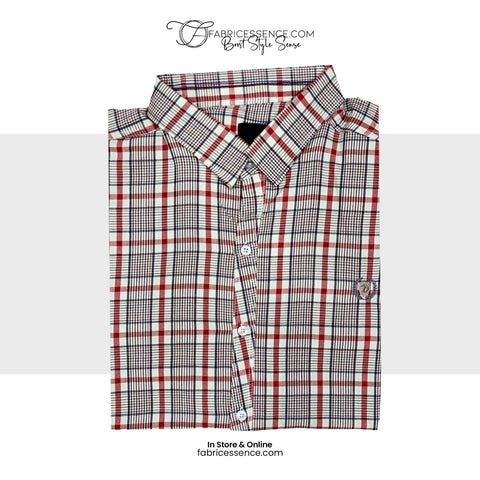 Men's Casual Check Shirt| MCS2404