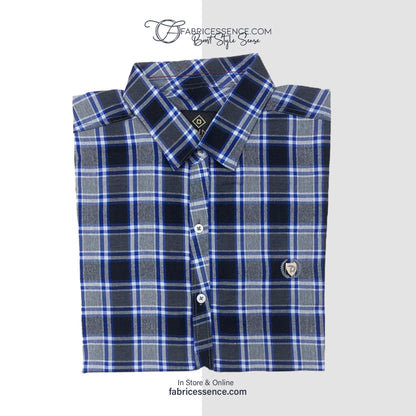 Men's Casual Check Shirt || MCCS04