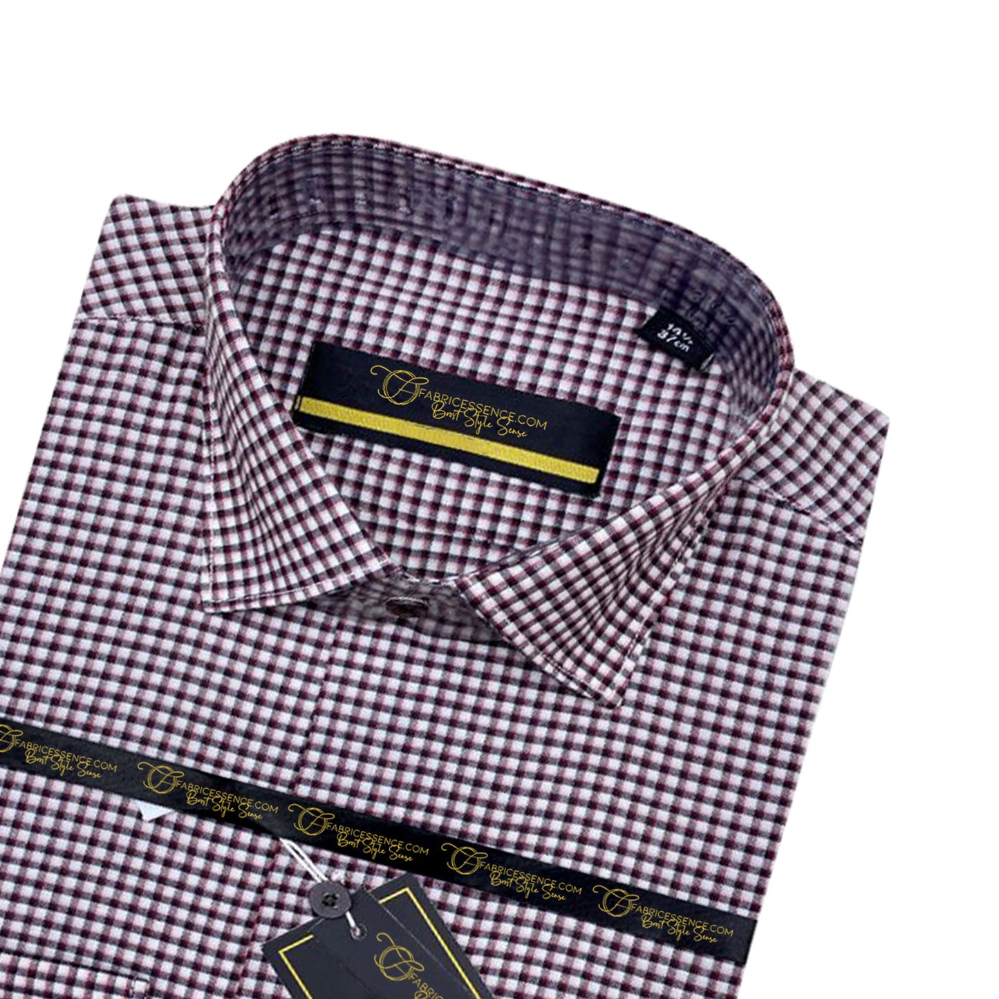 A Men's Check Formal Shirt - CFS-0045