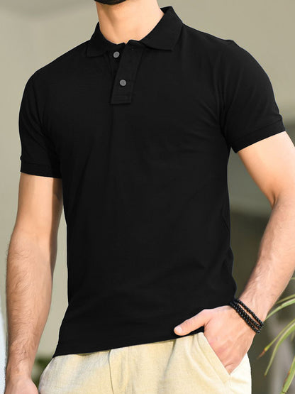 Polo T-Shirt Basic Manches Courtes Coton (POLO-028)