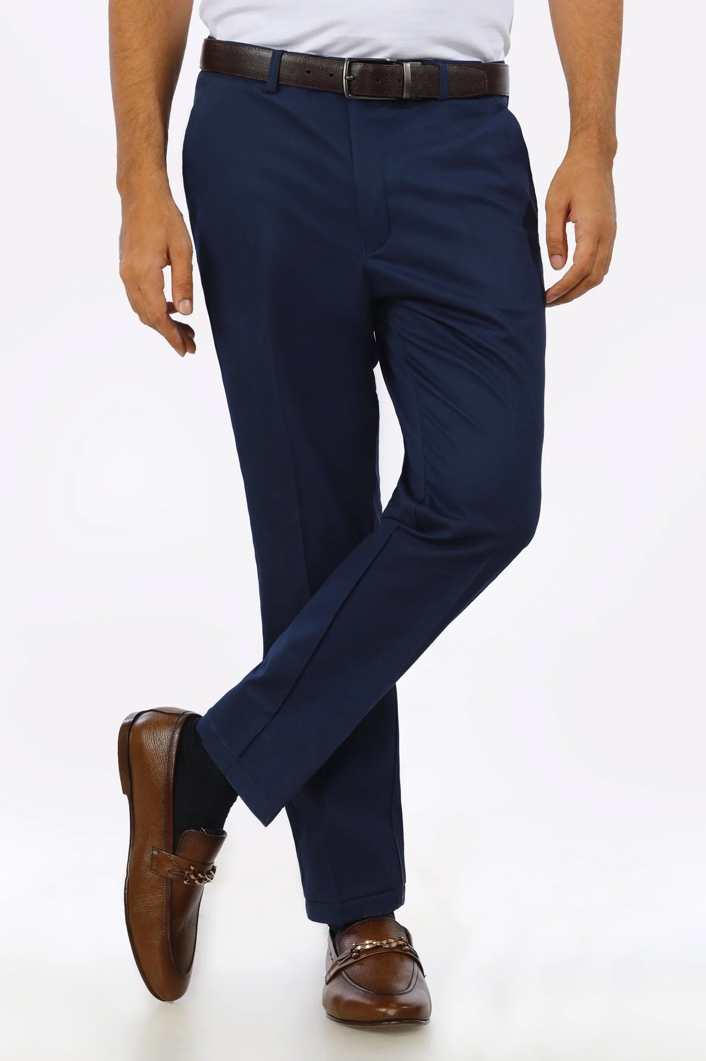 Men's Formal Executive Dress Trouser Pant ||  Blue 3019