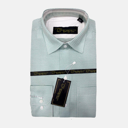 A Men's Check Size 17 to 17.5 Formal Shirt - CSM-2405