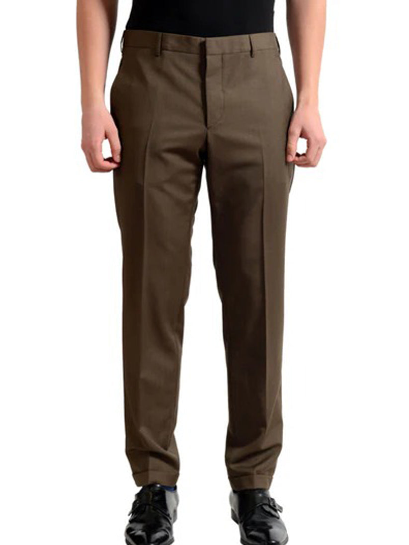 Men's Formal Executive Dress Trouser Pant - Dark Brown 3022 | Premium Quality | Ideal for Office & Formal Events