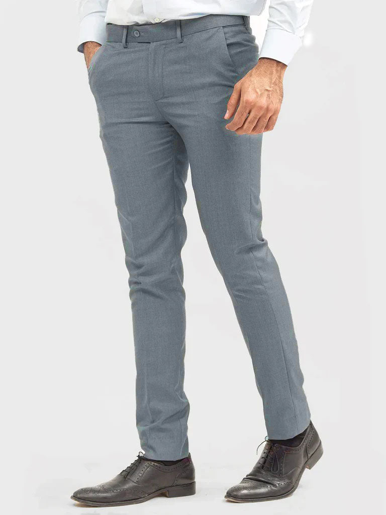 Men's Formal Executive Dress Trouser Pant ||  Greyish Blue 3021