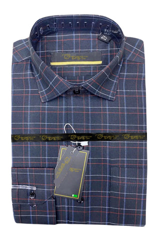 Checkered Formal Shirt - Fit Business Dress Shirt for Events CFS-0047
